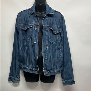 Classic Blue Denim Jacket gap 1969 size small 100% cotton